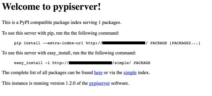 pypiserver home